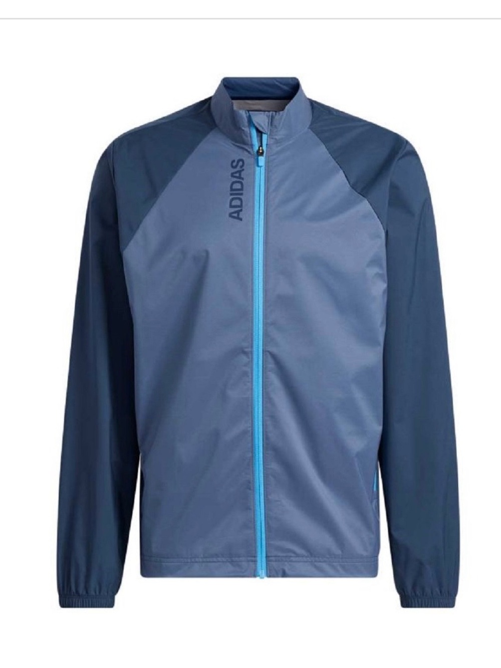 Adidas Provisional Full Zip Golf Water Resistant Rain & Wind Jacket blue 2XL